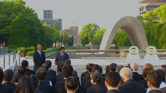 Obama uses Hiroshima visit as opportunity to urge no nukes