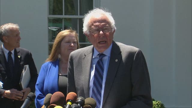 Facing calls from Dems to quit, Sanders sits down with Obama
