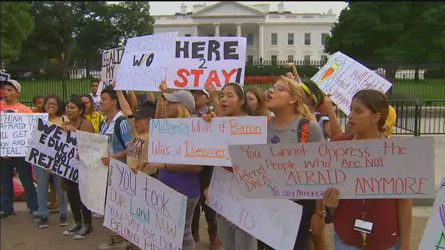Immigrants accuse Trump administration of betraying them after DACA decision