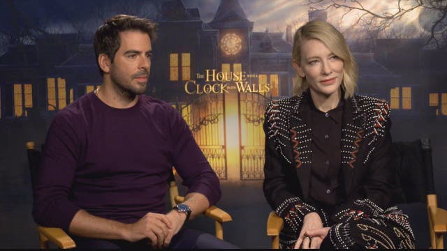 Cate Blanchett, Eli Roth discuss 'The House with a Clock in its Walls'