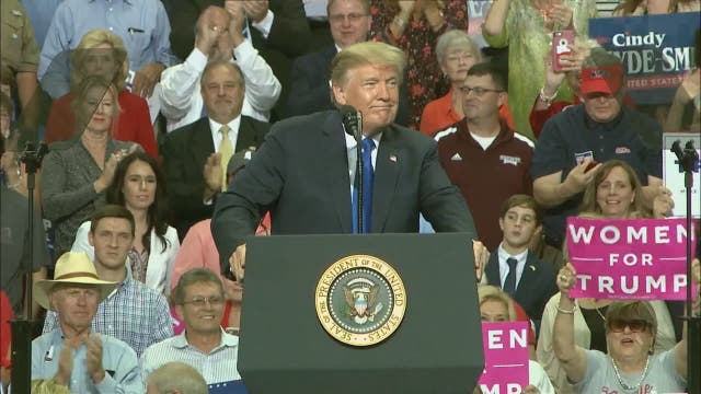 'A referendum about me': Trump urges GOP turnout in midterms
