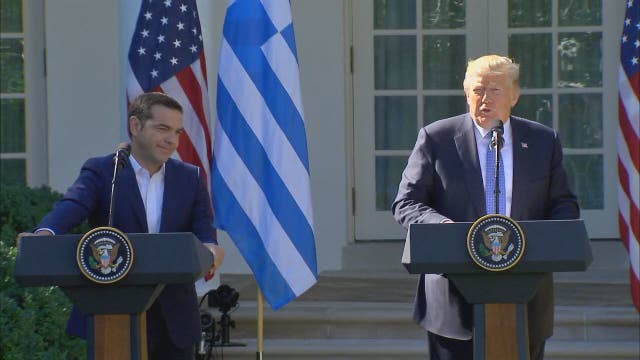 Trump hails Greece's economic revival at White House meeting