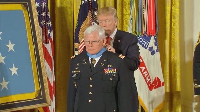 Trump awards Medal of Honor to Vietnam-era Army medic