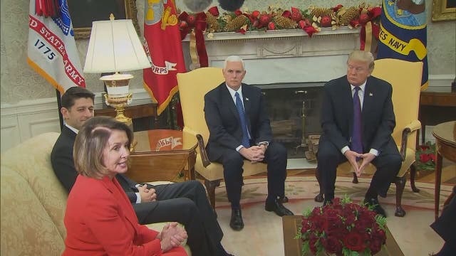 Trump, Democrats dig in for fight over border-wall funding