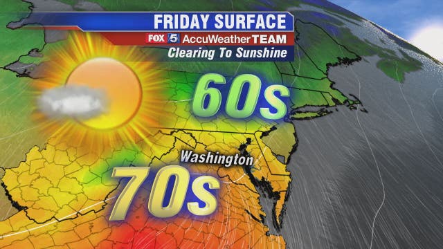 Fall temperatures arrive Friday, cool weekend ahead