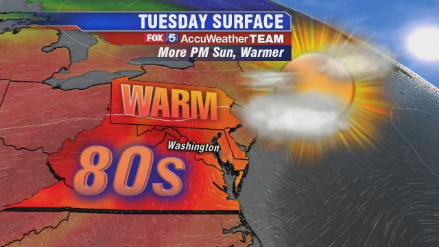 Warm and sunny as October arrives to temperatures in the 80s; record heat possible Wednesday