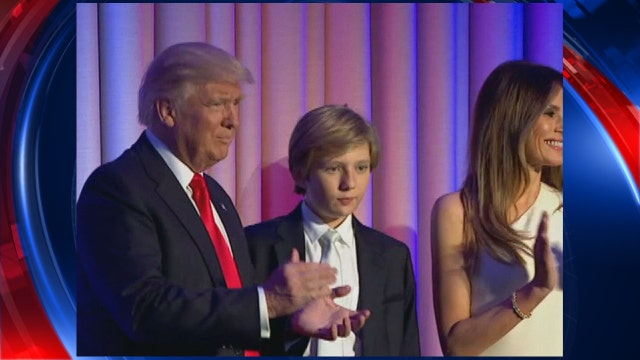 Barron Trump to become first son in the White House since JFK Jr.