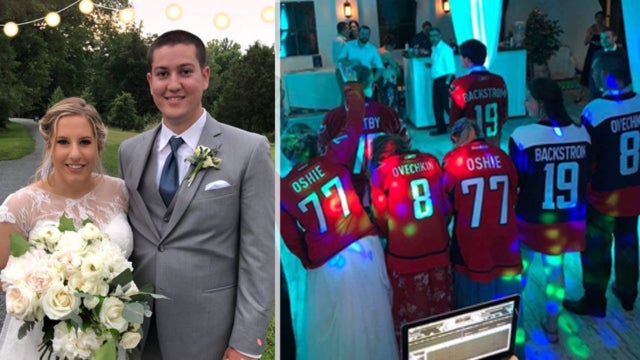 Newlywed Capitals fans turn wedding into victory party for Stanley Cup champs