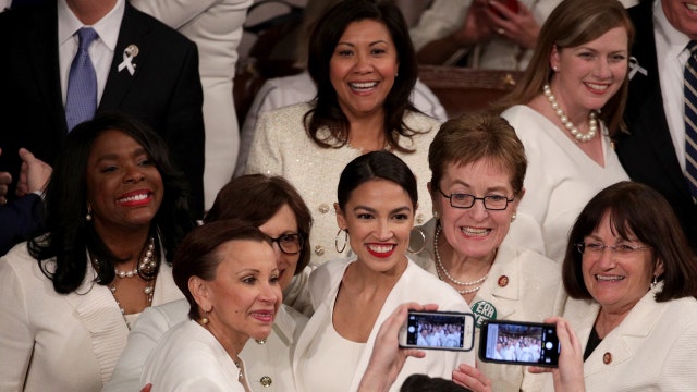 Women in white: Democrat solidarity stands out at State of the Union