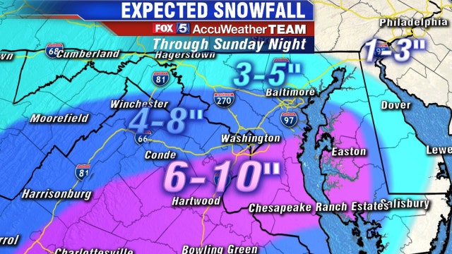 DC-metro area sees icy roads, school closures from snowy weekend