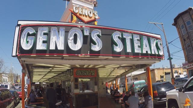 Geno's cheesesteak stand owner removes 'speak English' sign