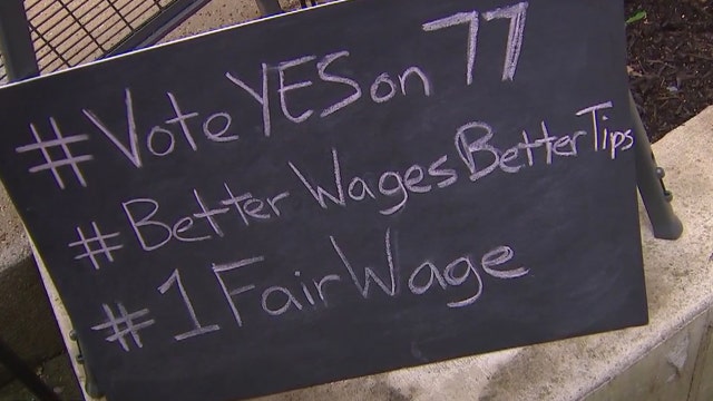 Minimum wage increase for tipped workers as Initiative 77 passes in DC
