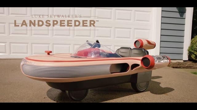 New kid-sized Star Wars Luke Skywalker Landspeeder revealed at Comic-Con