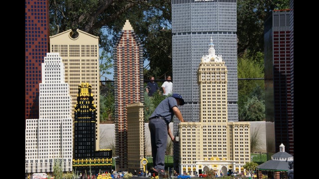 Get paid to build giant Lego models