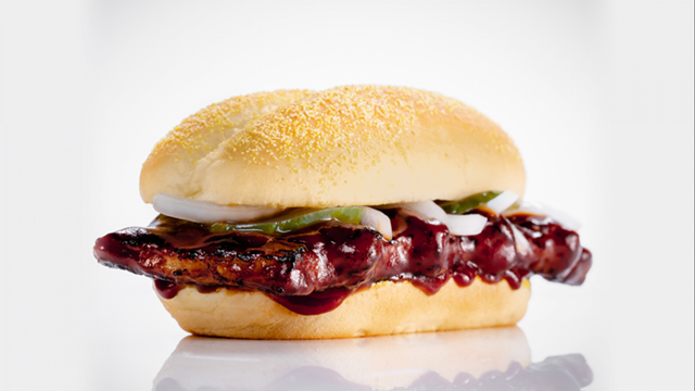 McDonald's brings back McRib after nearly a year, but only for a limited time