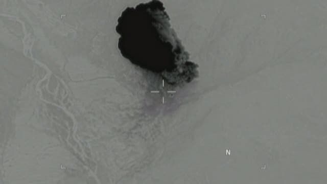 Video shows blast from 'Mother of All Bombs' (MOAB) on Islamic State tunnel complex