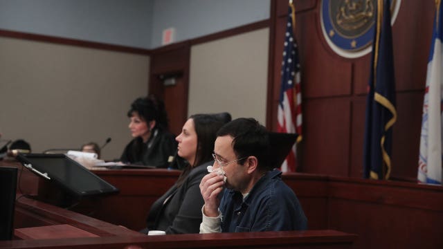 Nassar to hear yet more victims' testimonies