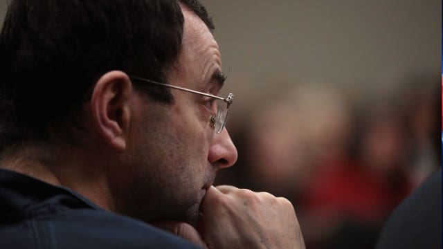 Sentencing hits sixth day for doctor who sexually abused gymnasts