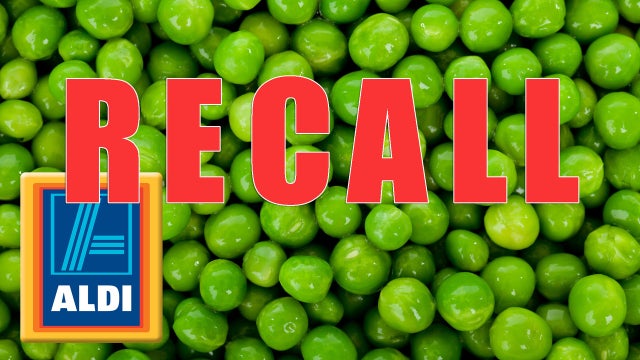 RECALL: Frozen sweet peas at ALDI