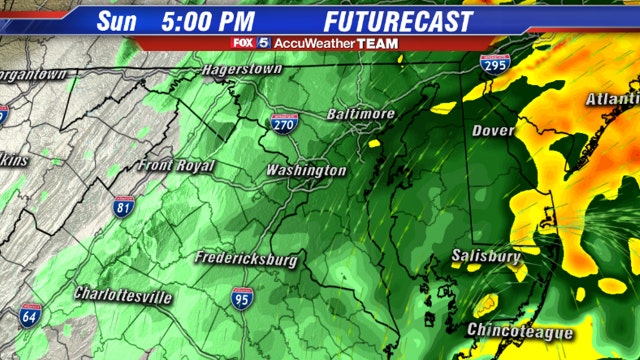 Sunday soaker: Rain to persist through the afternoon