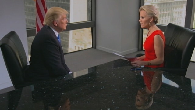 Donald Trump to Megyn Kelly: 'I have regrets'