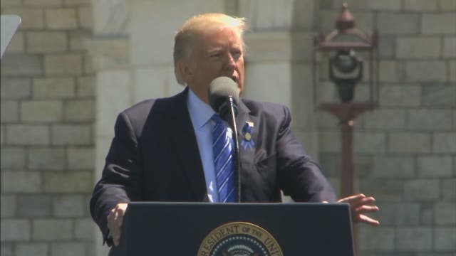 Trump honors fallen police officers, vows to reduce violence