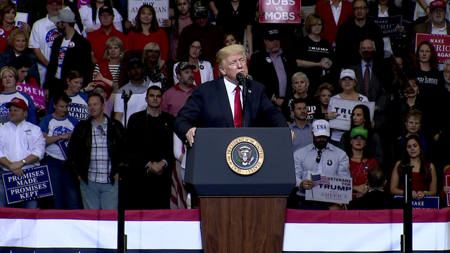 President Trump signs 2 executive orders during Crosby visit