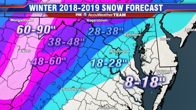 2018-2019 Winter Outlook for DC: Colder, snowier winter for region