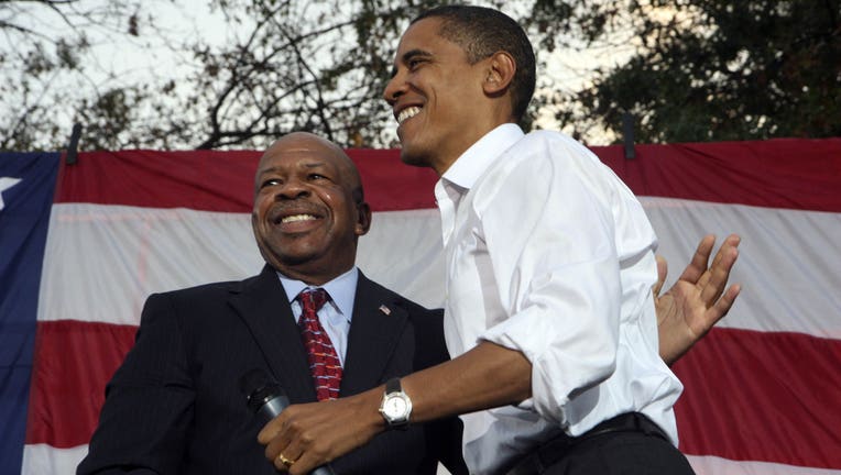 Barack Obama and Elijah Cummings