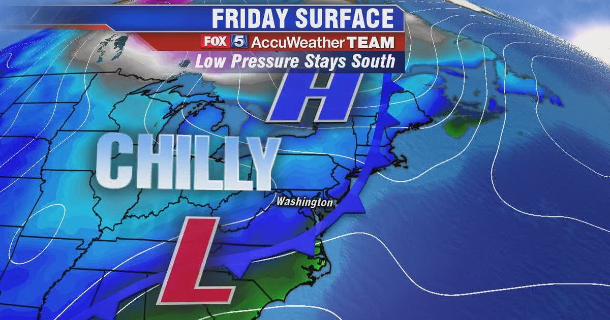 Cool, mostly sunny Friday with temps in the 50s; chilly, breezy weekend ...