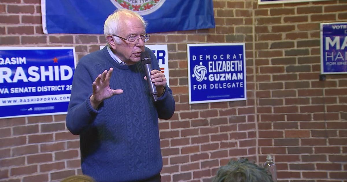 Bernie Sanders rallies Democrats in Virginia ahead of Tuesday election ...