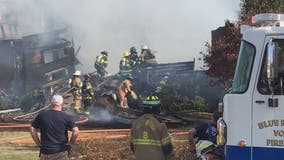 Gas explosion destroys home in Charles Town, West Virginia