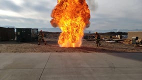 ‘How NOT to fry a turkey’: Firefighters demonstrate dangers of deep-frying your Thanksgiving bird