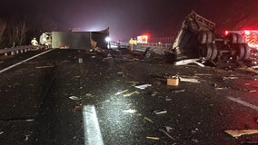 Virginia crash involving charter bus, tractor-trailer that injured dozens blamed on fog, icy conditions