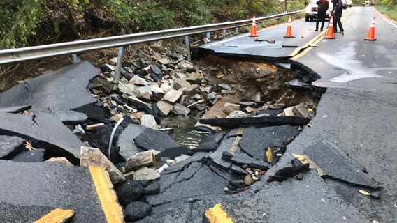 Water main break causes major problems for Virginia, DC residents