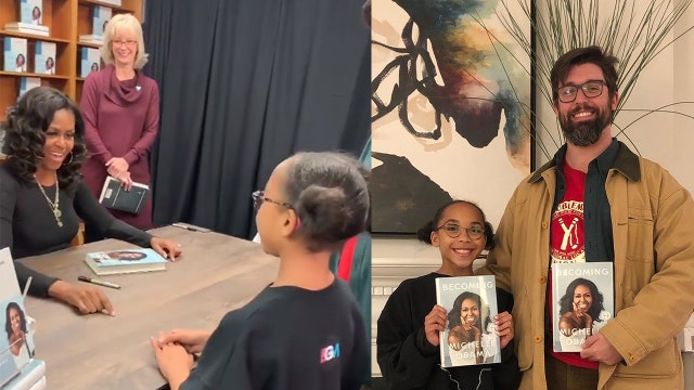 DCPS teacher takes student to meet hero, former first lady Michelle Obama: 'They were absolutely giddy'