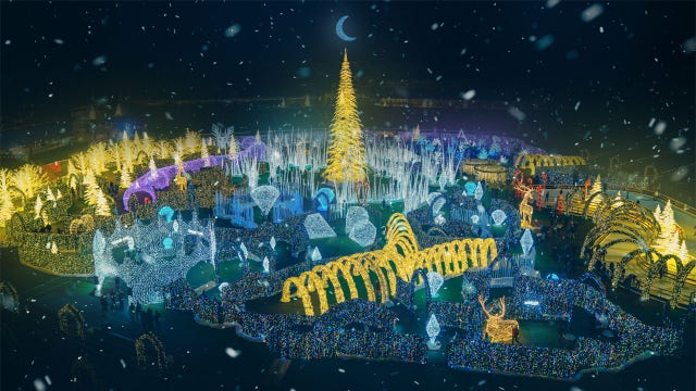 'World's Largest Christmas Light Maze' comes to Nationals Park