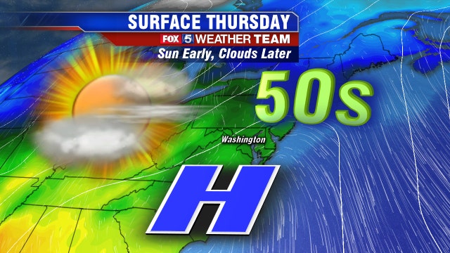 Temps to hit low 50s in DC, cloudy skies could hinder Unicorn meteor shower visibility