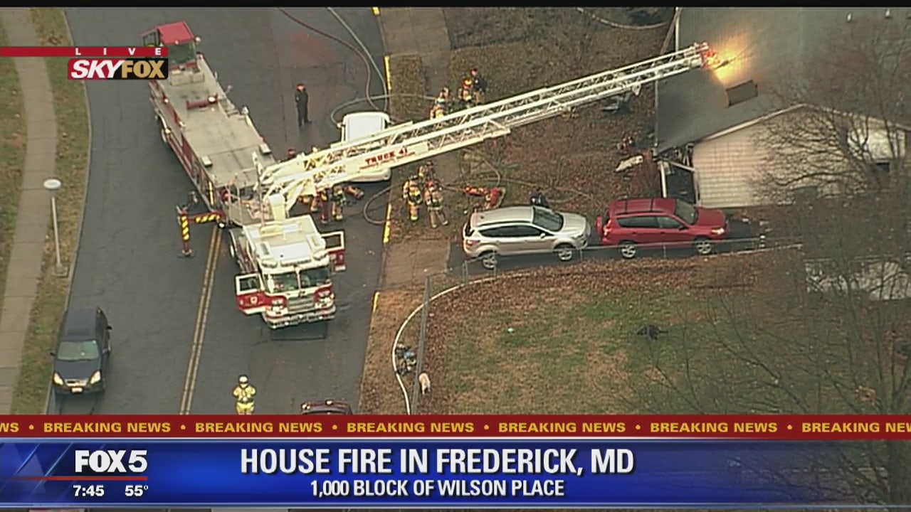 2 rescued from fire in Frederick