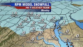 Monday morning snow causing traffic delays, school closings across DC region