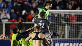 Georgetown wins NCAA title, beating Virginia on penalty kick