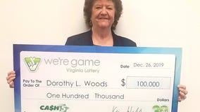 Mistake leads to $100,000 win for Fauquier County woman