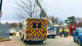 Purple Line worker struck by crane, suffers traumatic injury in Silver Spring