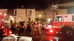 More than a dozen displaced by White Oak town-house fire