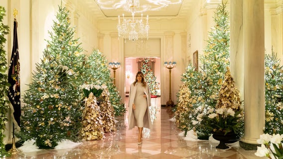 Photos: First lady Melania Trump unveils 2019 White House Christmas decorations