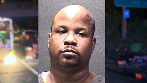 Driver accused of hitting I-66 highway workers in Arlington County has troubled past