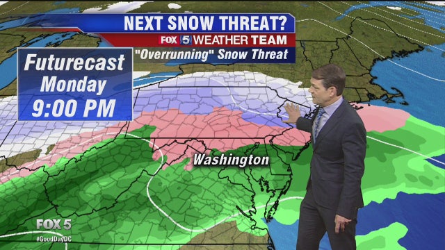 Cold temperatures persist in the DMV today