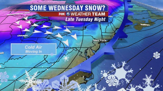 Rain, snow mix possible overnight into Wednesday morning after mild Tuesday
