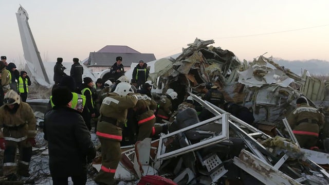 At least 12 killed, dozens hurt after plane crashes in Kazakhstan