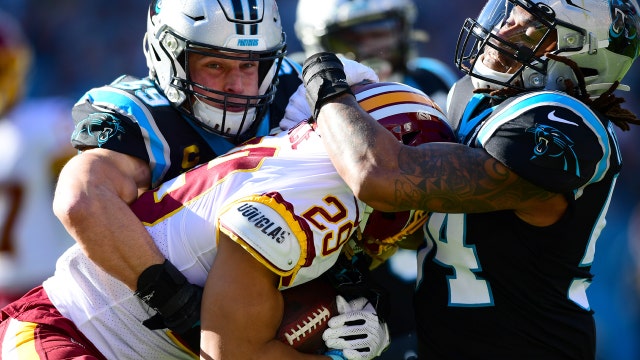 Adrenaline rush: Redskins' running game powers win over Carolina